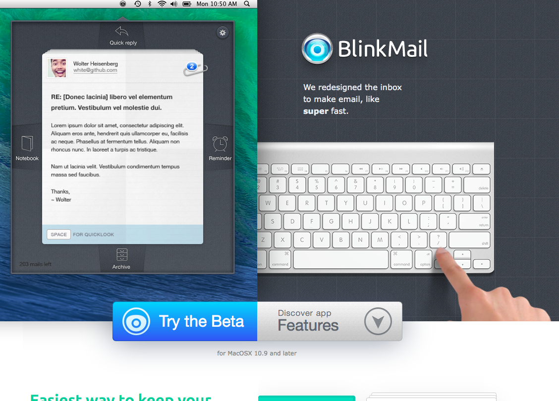 Outlook email app for mac